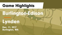 Burlington-Edison  vs Lynden Game Highlights - Dec. 11, 2017