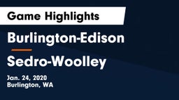 Burlington-Edison  vs Sedro-Woolley  Game Highlights - Jan. 24, 2020