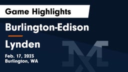 Burlington-Edison  vs Lynden  Game Highlights - Feb. 17, 2023