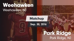 Matchup: Weehawken High vs. Park Ridge  2016