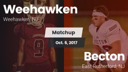 Matchup: Weehawken High vs. Becton  2017