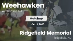 Matchup: Weehawken High vs. Ridgefield Memorial  2020