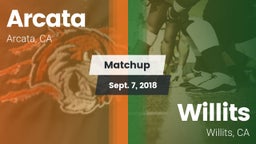 Matchup: Arcata  vs. Willits  2018
