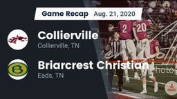 Recap: Collierville  vs. Briarcrest Christian  2020