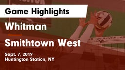Whitman  vs Smithtown West  Game Highlights - Sept. 7, 2019