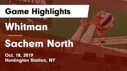 Whitman  vs Sachem North Game Highlights - Oct. 18, 2019