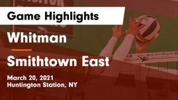 Whitman  vs Smithtown East  Game Highlights - March 20, 2021