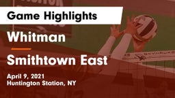 Whitman  vs Smithtown East  Game Highlights - April 9, 2021