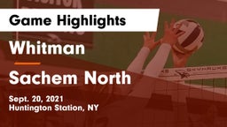 Whitman  vs Sachem North  Game Highlights - Sept. 20, 2021