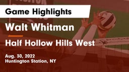 Walt Whitman  vs Half Hollow Hills West Game Highlights - Aug. 30, 2022