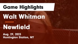 Walt Whitman  vs Newfield  Game Highlights - Aug. 29, 2023