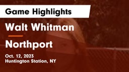 Walt Whitman  vs Northport  Game Highlights - Oct. 12, 2023