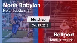 Matchup: North Babylon High vs. Bellport  2016