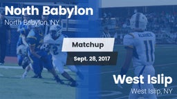 Matchup: North Babylon High vs. West Islip  2017