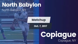 Matchup: North Babylon High vs. Copiague  2017