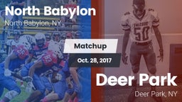 Matchup: North Babylon High vs. Deer Park  2017