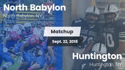 Matchup: North Babylon High vs. Huntington  2018