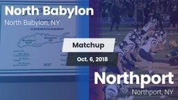 Matchup: North Babylon High vs. Northport  2018