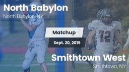 Matchup: North Babylon High vs. Smithtown West  2019