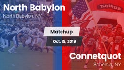 Matchup: North Babylon High vs. Connetquot  2019