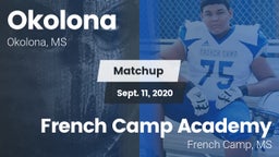 Matchup: Okolona  vs. French Camp Academy  2020