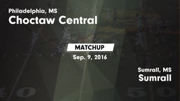 Matchup: Choctaw Central vs. Sumrall  2016