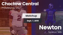 Matchup: Choctaw Central vs. Newton  2018