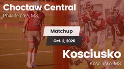 Matchup: Choctaw Central vs. Kosciusko  2020