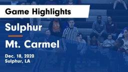 Sulphur  vs Mt. Carmel  Game Highlights - Dec. 18, 2020