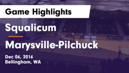 Squalicum  vs Marysville-Pilchuck  Game Highlights - Dec 06, 2016