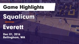 Squalicum  vs Everett  Game Highlights - Dec 01, 2016