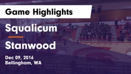 Squalicum  vs Stanwood  Game Highlights - Dec 09, 2016