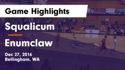 Squalicum  vs Enumclaw  Game Highlights - Dec 27, 2016