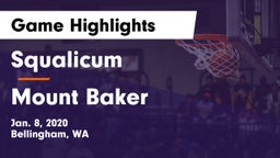 Squalicum  vs Mount Baker  Game Highlights - Jan. 8, 2020