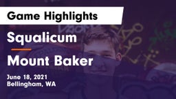 Squalicum  vs Mount Baker  Game Highlights - June 18, 2021