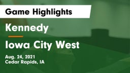 Kennedy  vs Iowa City West Game Highlights - Aug. 24, 2021