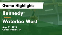 Kennedy  vs Waterloo West  Game Highlights - Aug. 29, 2023