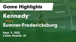 Kennedy  vs Sumner-Fredericksburg  Game Highlights - Sept. 9, 2023