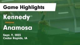 Kennedy  vs Anamosa  Game Highlights - Sept. 9, 2023
