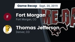 Recap: Fort Morgan  vs. Thomas Jefferson  2019