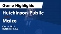 Hutchinson Public  vs Maize  Game Highlights - Oct. 5, 2021