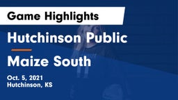 Hutchinson Public  vs Maize South  Game Highlights - Oct. 5, 2021