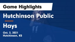 Hutchinson Public  vs Hays  Game Highlights - Oct. 2, 2021