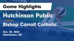 Hutchinson Public  vs Bishop Carroll Catholic  Game Highlights - Oct. 28, 2022