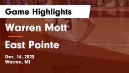 Warren Mott  vs East Pointe Game Highlights - Dec. 14, 2023