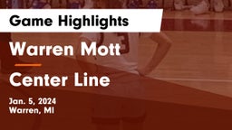 Warren Mott  vs Center Line  Game Highlights - Jan. 5, 2024