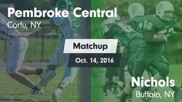 Matchup: Pembroke Central vs. Nichols  2016