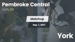 Matchup: Pembroke Central vs. York  2017