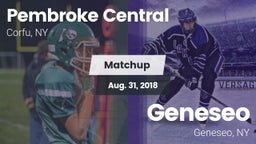 Matchup: Pembroke Central vs. Geneseo  2018