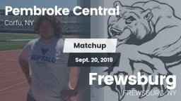 Matchup: Pembroke Central vs. Frewsburg  2019